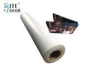 顔料/染料インクのための防水白いインクジェット綿のキャンバス ロール無光沢410gsm