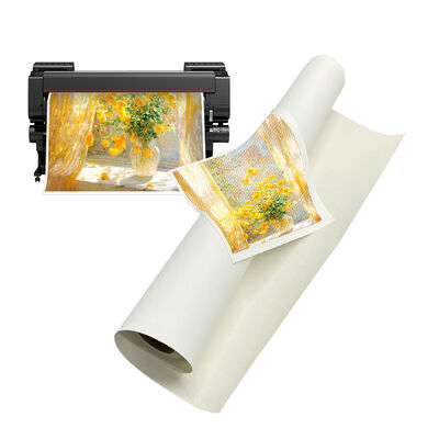 420gsm マットポリコットンインクジェットキャンバス防水、プロフェッショナルギャラリーラップ用